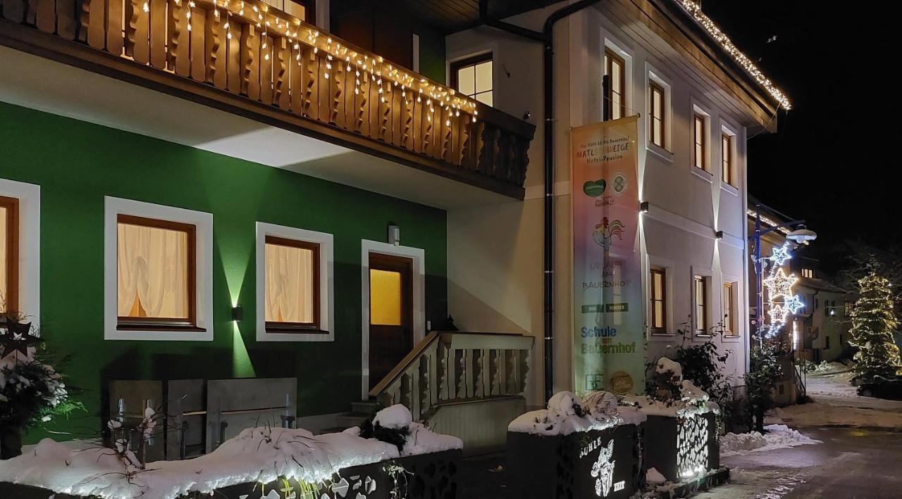 Bio-Bauernhof-Hotel Matlschweiger Lassing  Buitenkant foto