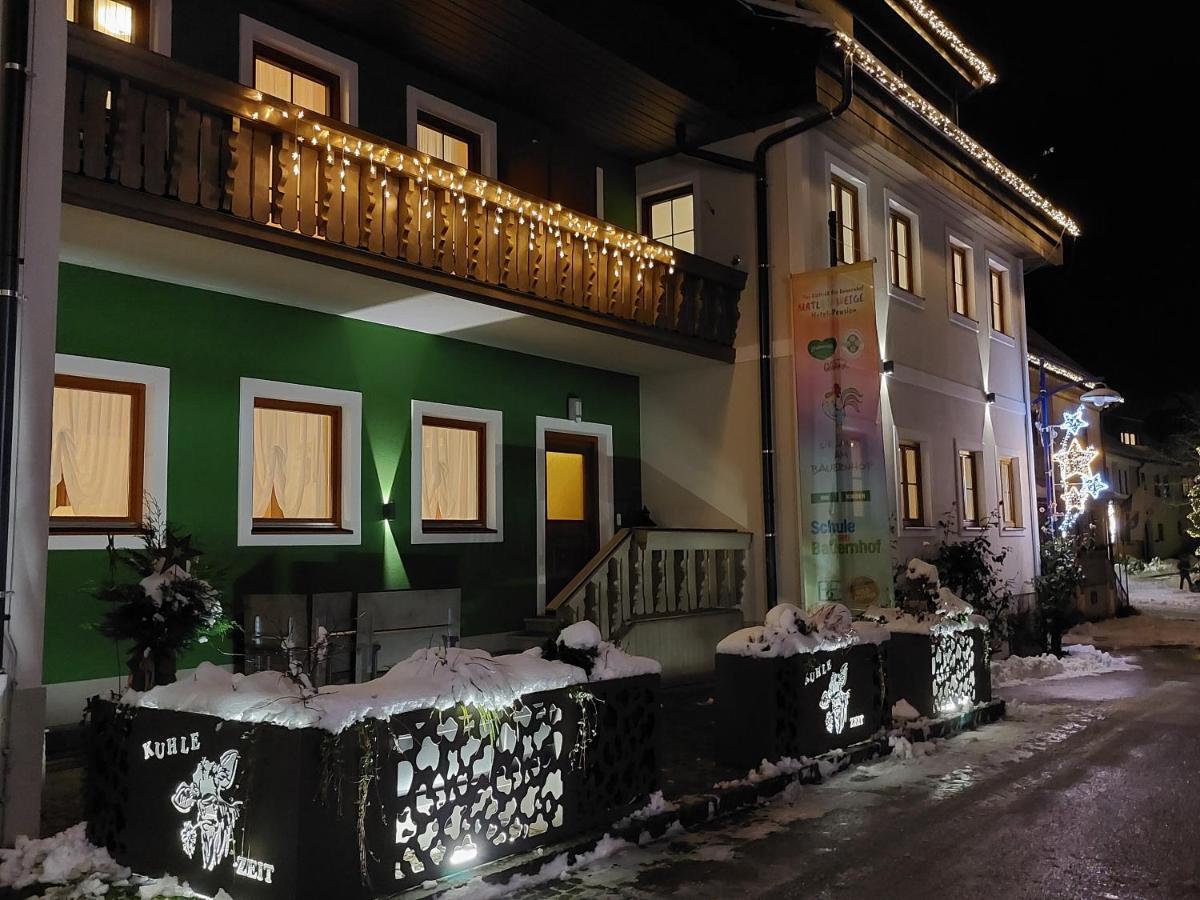 Bio-Bauernhof-Hotel Matlschweiger Lassing  Buitenkant foto